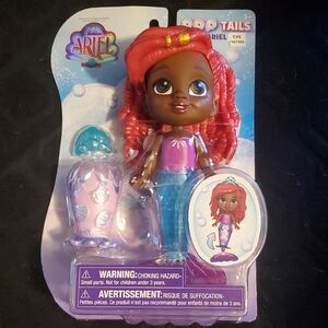 Disney Ariel Pop Tails Doll - Pink and Blue
